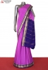 Contrast Classic Pure Mysore Crepe Silk Saree